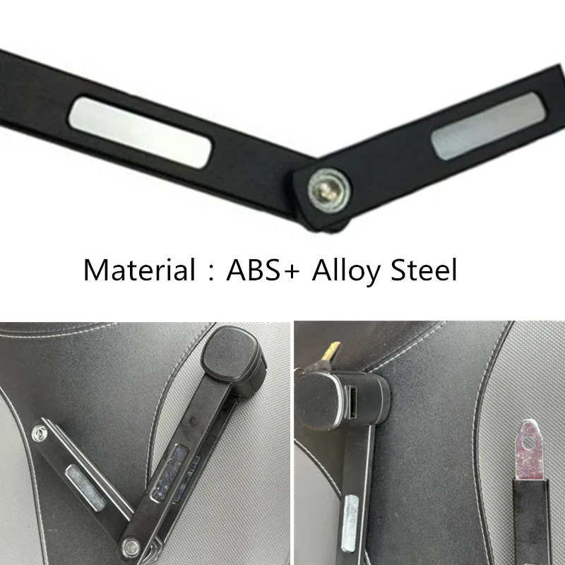 Складной велосипедный замок Falante защита от кражи для горных и дорожных