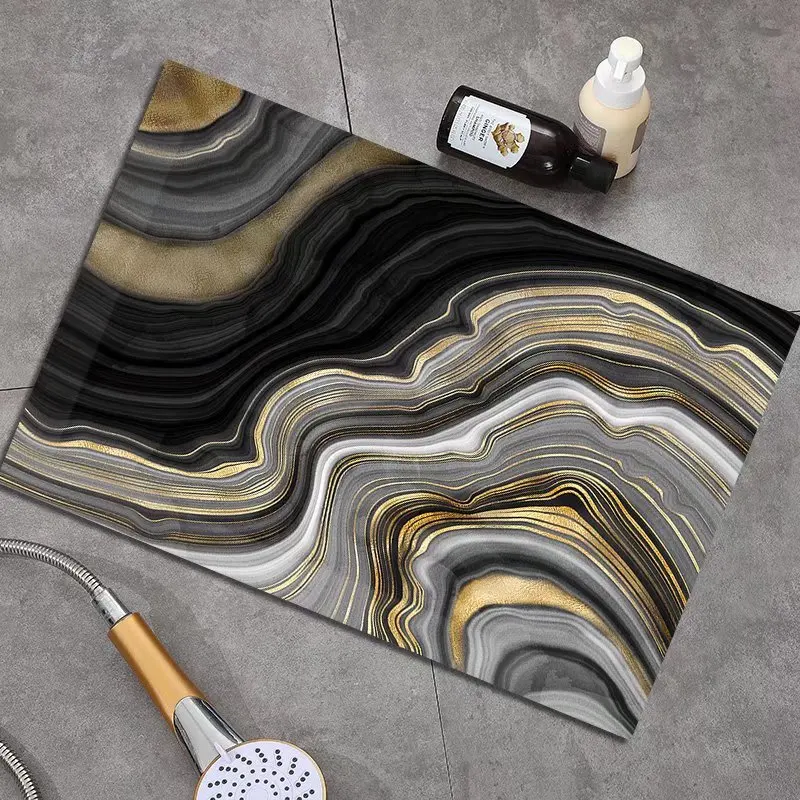 

Быстросохнущая диатомная грязь, супер абсорбирующий коврик для ванной, домашние коврики для ванной и душа, коврики для входной двери, неско...