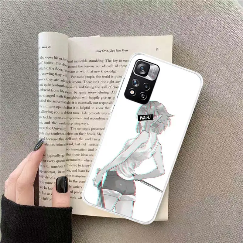 Чехол для телефона Sugoi Senpai с аниме Waifu Sexy Girl Xiaomi Mi 13 11T 11 Ultra 11i 12 12T Pro 12X 10T 10 Lite 5G 9T 8 5X 6X