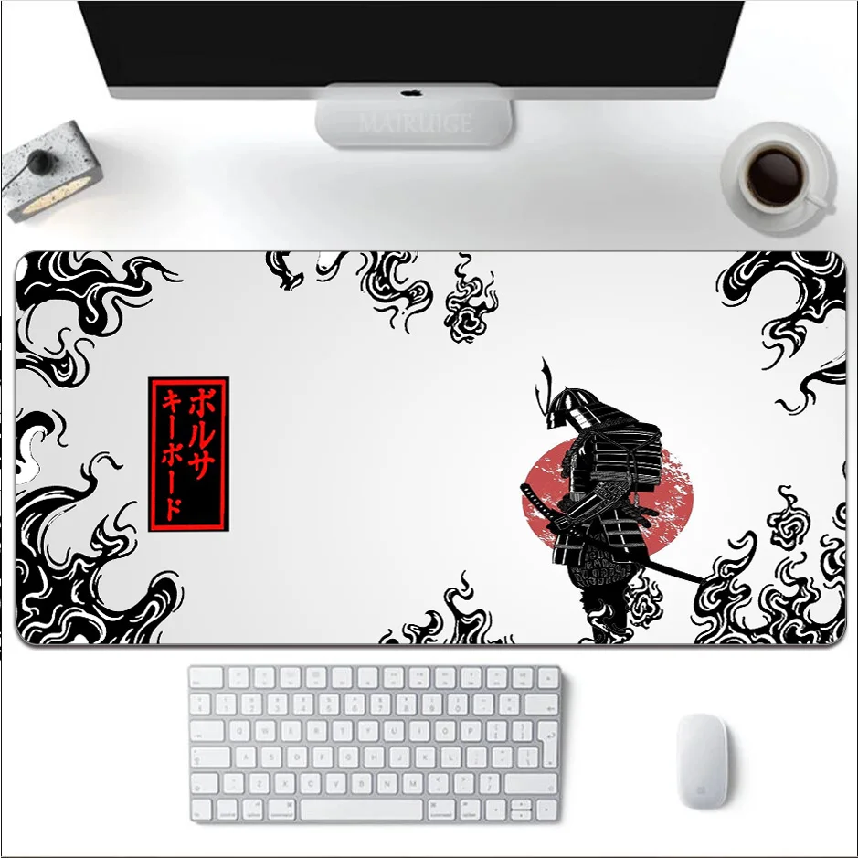 Коврик для мыши Samurai Geming, игровые аксессуары, большой коврик для  мыши, оверлок, нескользящий коврик для игрового ноутбука, настольного  компьютера, клавиатуры, коврик для мыши для киберспорта | AliExpress