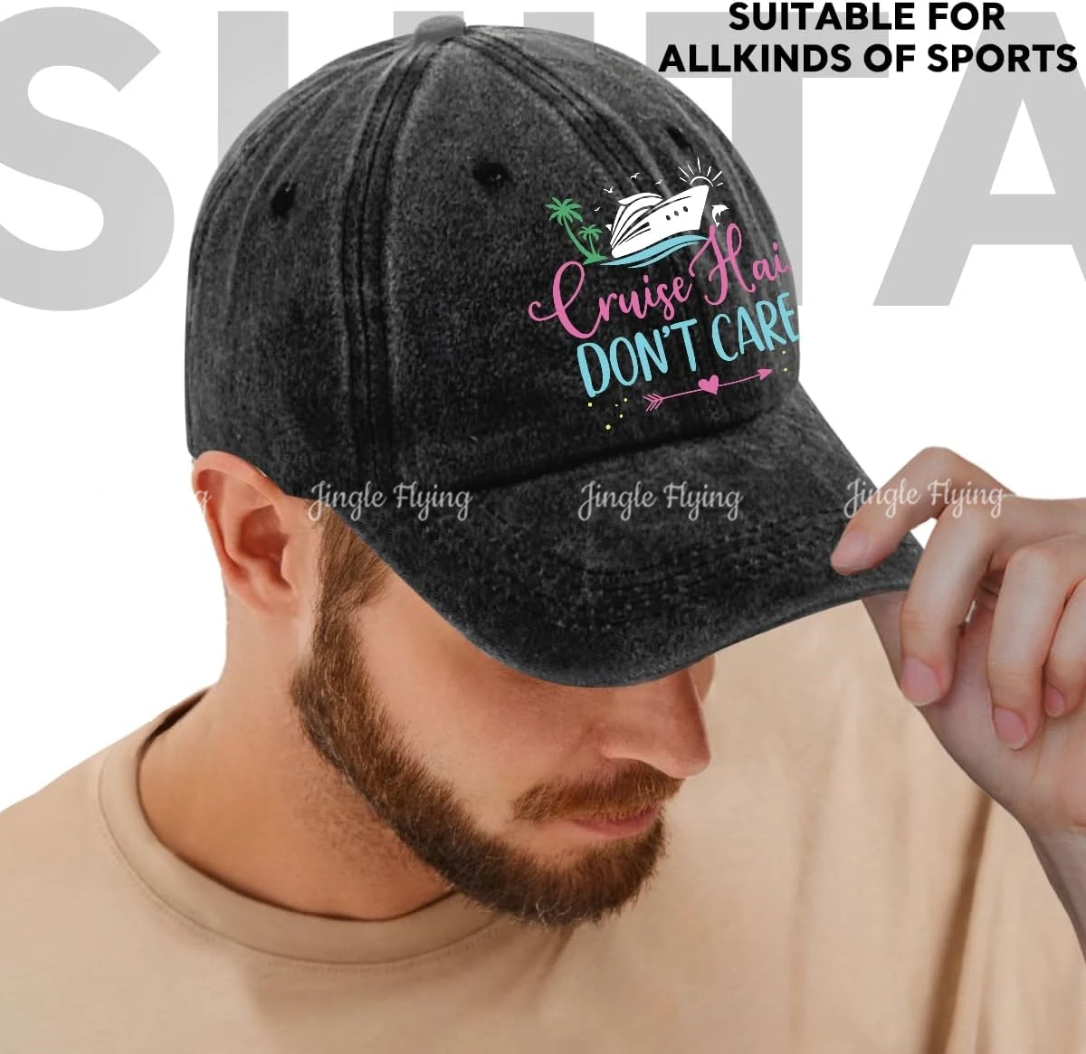 Регулируемая бейсбольная кепка для круиза стиль ретро Кепка-тракер подарок