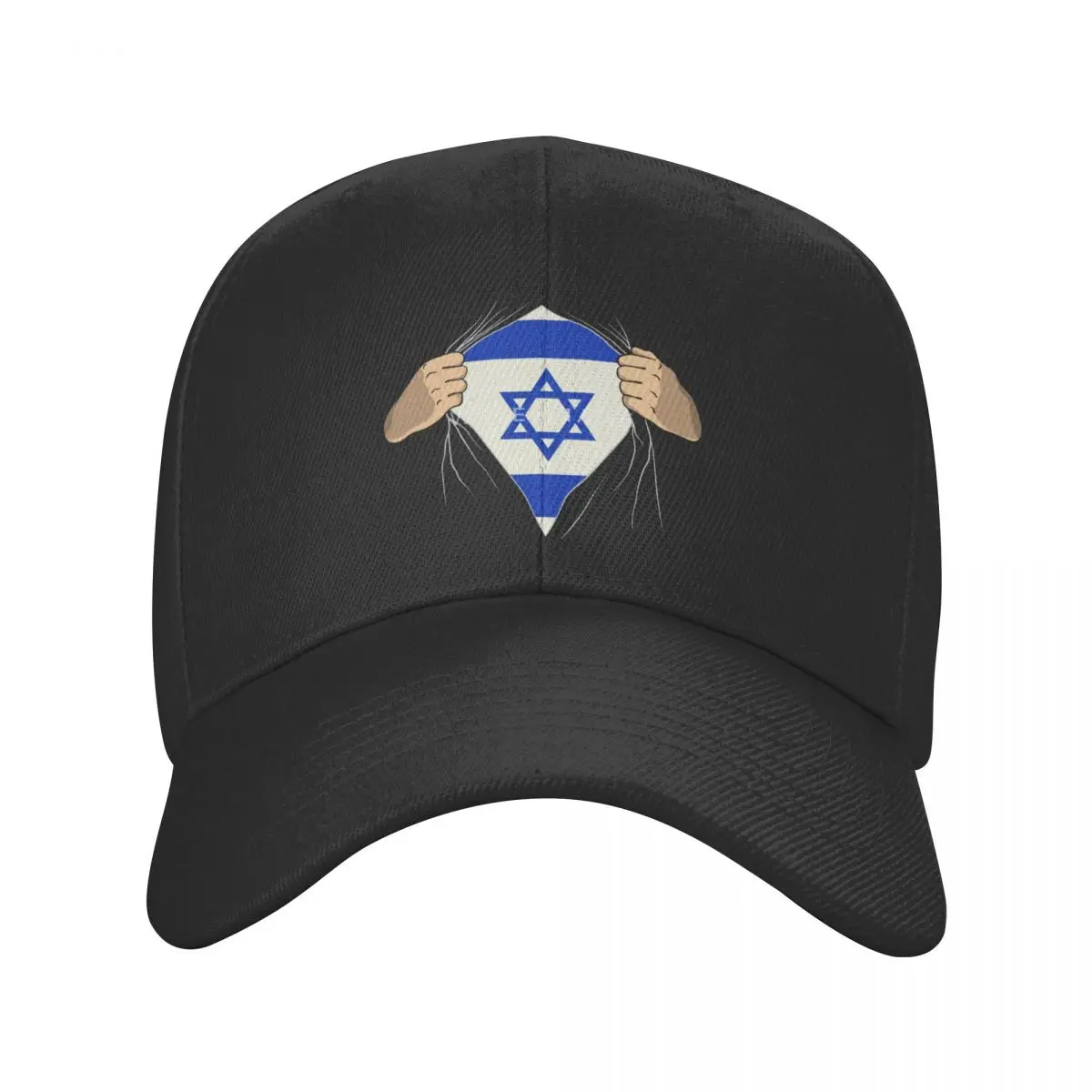 

Israel Casquette, Polyester Cap Retro Cute Wind Moisture Wicking Travel Nice Gift