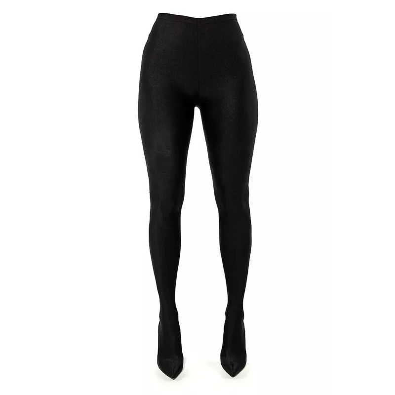 Dovereiss 2023 Fashion Winter Ladies Sexy Red Pointed Toe Trousers Shoes Stilettos Heels Thigh  High Boots Big  Size 44 45 46 47