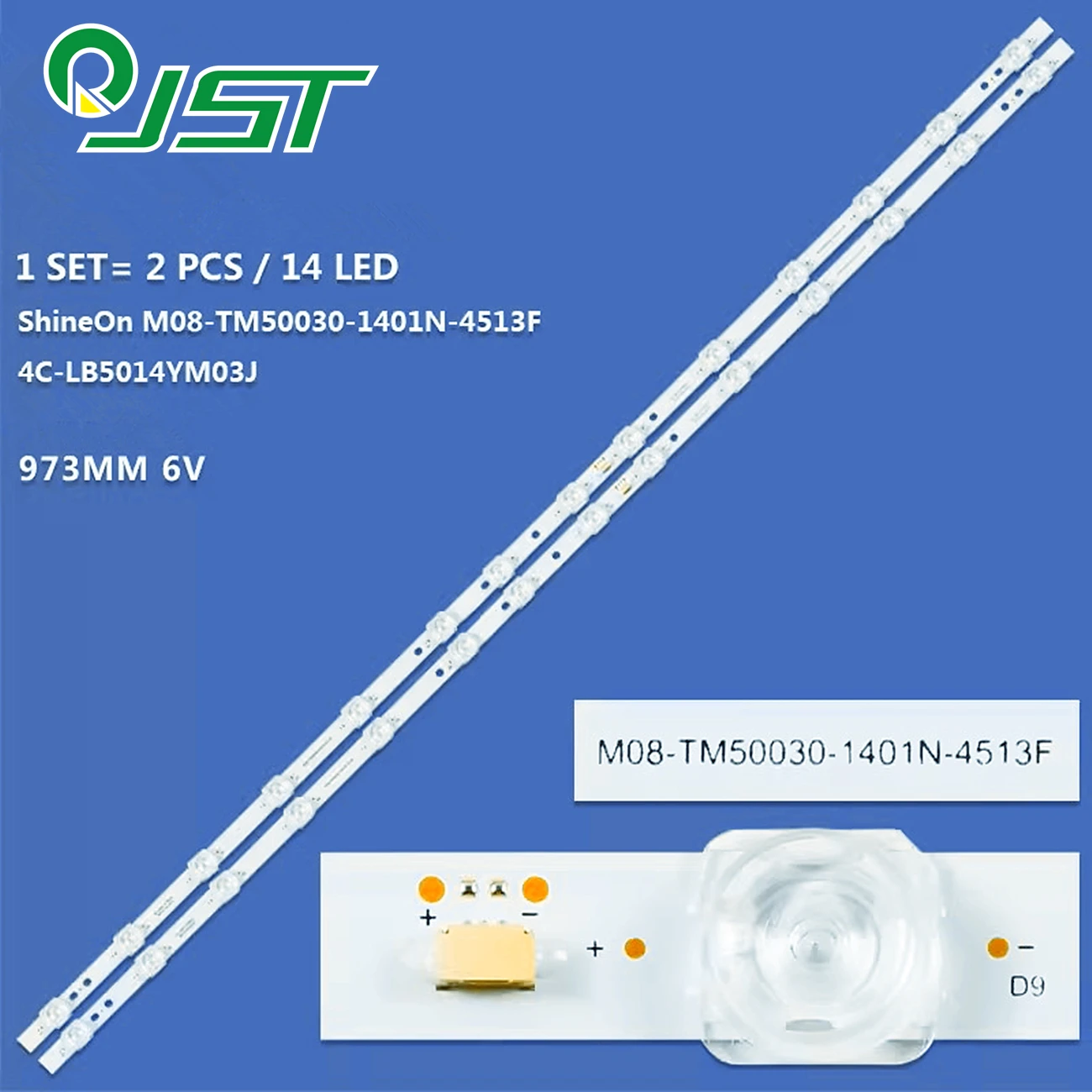 4 шт./комплект светодиодов 50P717 50P715 50H6G 50D8 50P71 ShineOn M08-TM50030-1401N-4513F 4C-LB5014-YM03J 4C-LB5014-YM04J