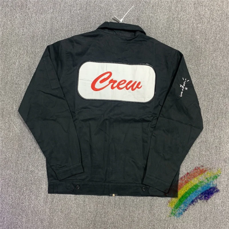 

Travis Scott Cactus Jack Jackboys Jacket Men Women 1:1 Best Quality Embroidered Casual Coat Stitching Jackets