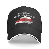 free belarus map flag resist lukashenko mens caps cap male beret men baseball cap beach hip hop hats hat men custom logo hats