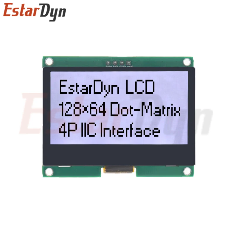 12864 IIC 4P ЖК-модуль 128X64 I2C ST7567S COG графический экран Плата LCM панель 128x64 матричный для