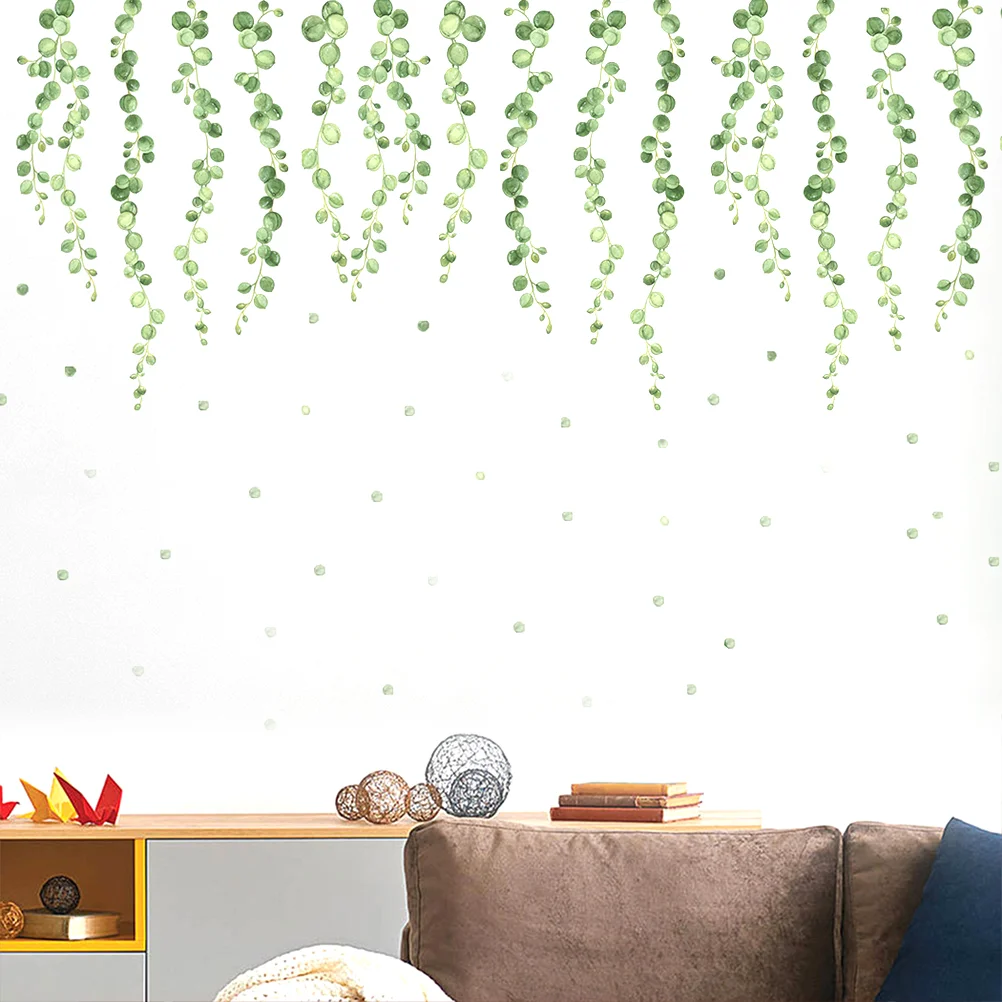

1pc Simple Chic Wallpaper Wall Sticker for Home Bedroom Inside