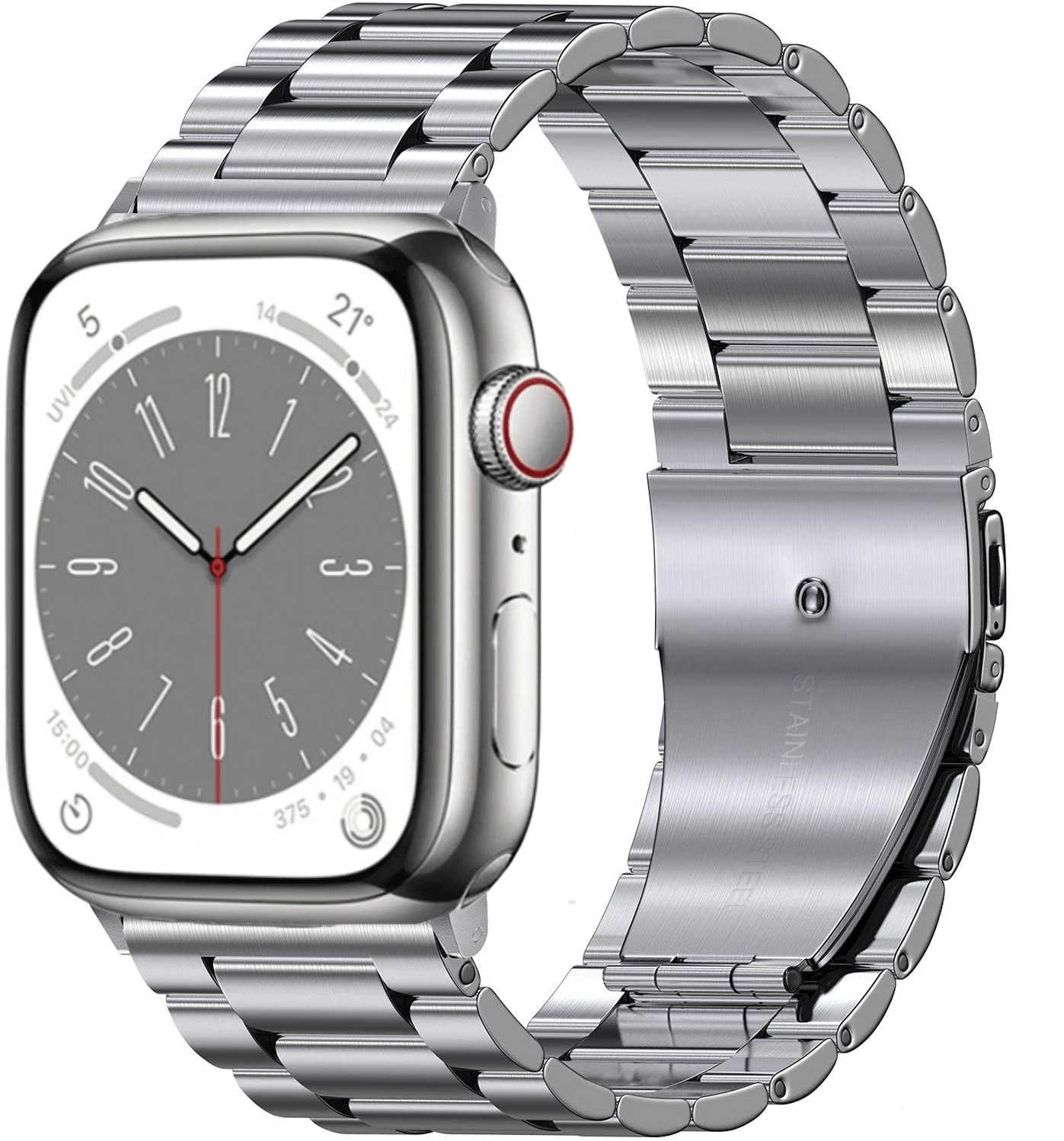 Metal strap For Apple watch Ultra 49mm 8 7 45mm 41mm stainless steel smart watch wristband For iwatch 6 5 4 3 SE 44mm 42mm 40mm