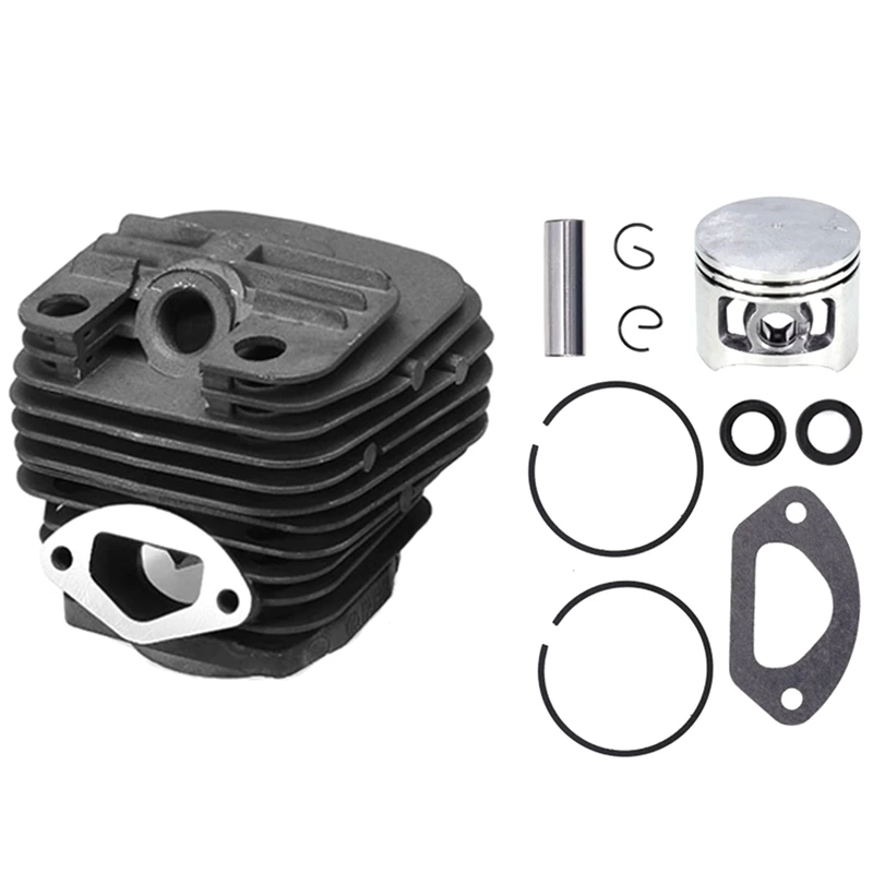 

1 Set For 58CC Dual Channel Cylinder And Piston Set For Chainsaw Lawn Mower Parts Garden Tool Parts Cylinder Piston Set