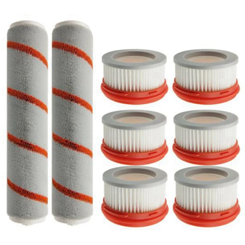 

8PCS For Xiaomi Dreame V9 V9P V10 Household Wireless Handheld Vacuum Cleaner Accessories Hepa Filter Roller Brush Parts