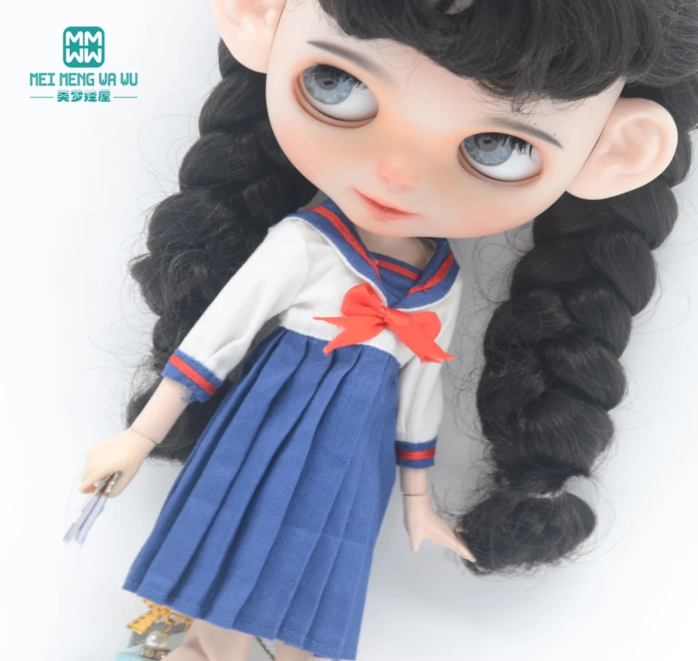 Одежда Blyth школьная форма юбка джинсовая кружевная для Azone OB22 аксессуары кукол |