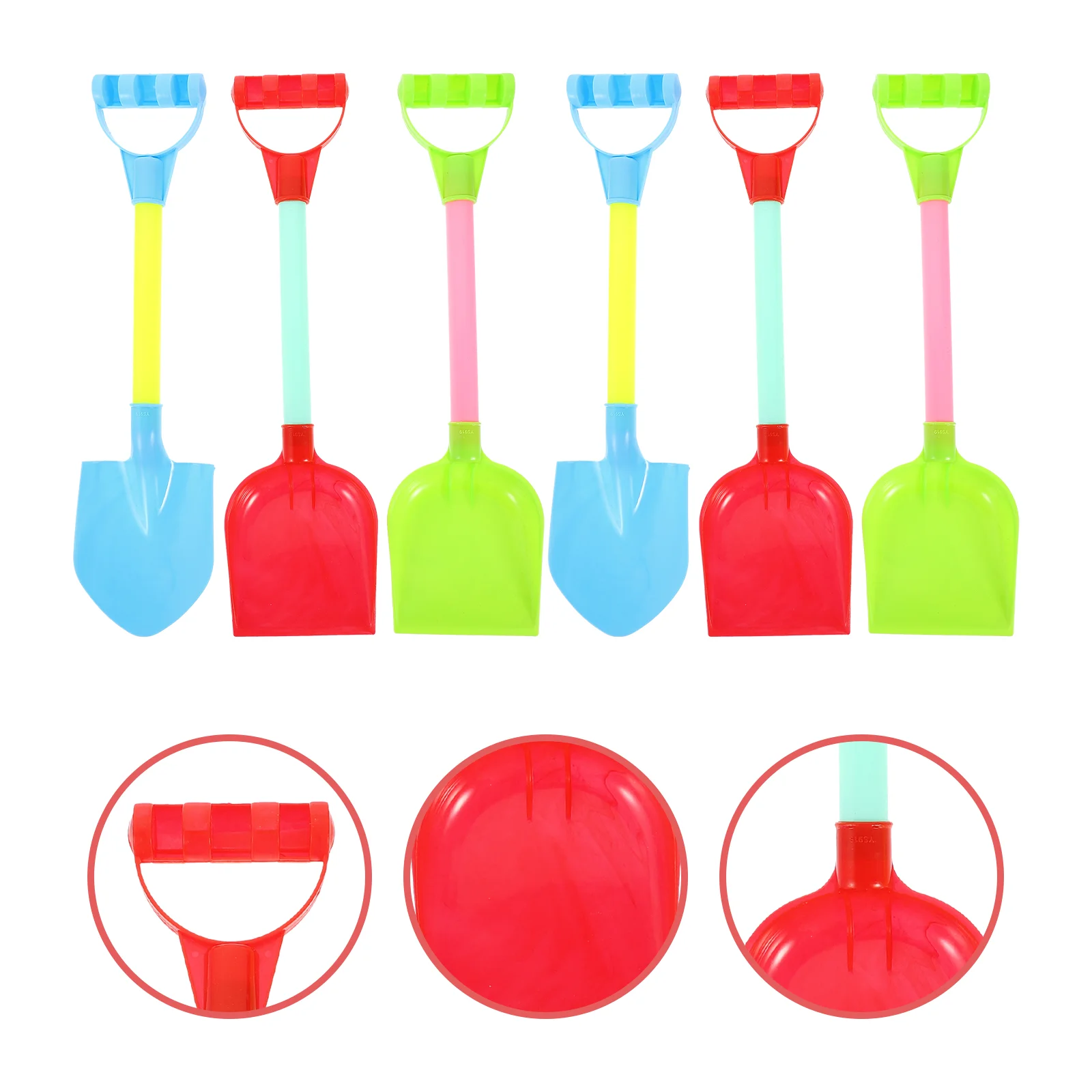 

10 Pcs Winter Snow Toy Kids Sand Spade Beach Toys Plastic Shovels Multifunction Deicing Tool