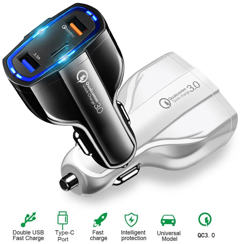 Автомобильное зарядное устройство USB Type-C 35 Вт |