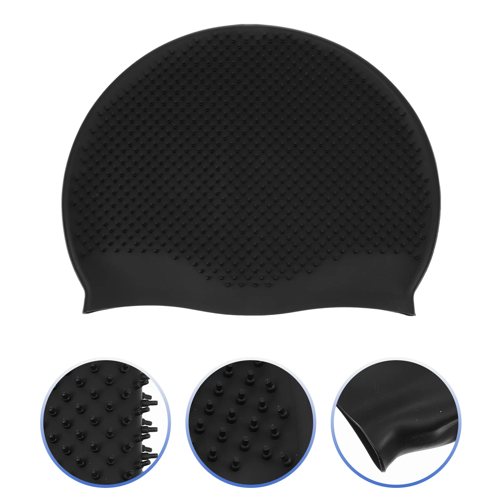 

Unisex Adult Swimming Hat Waterproof Silicone Swim Hat Swimming Hair Protector