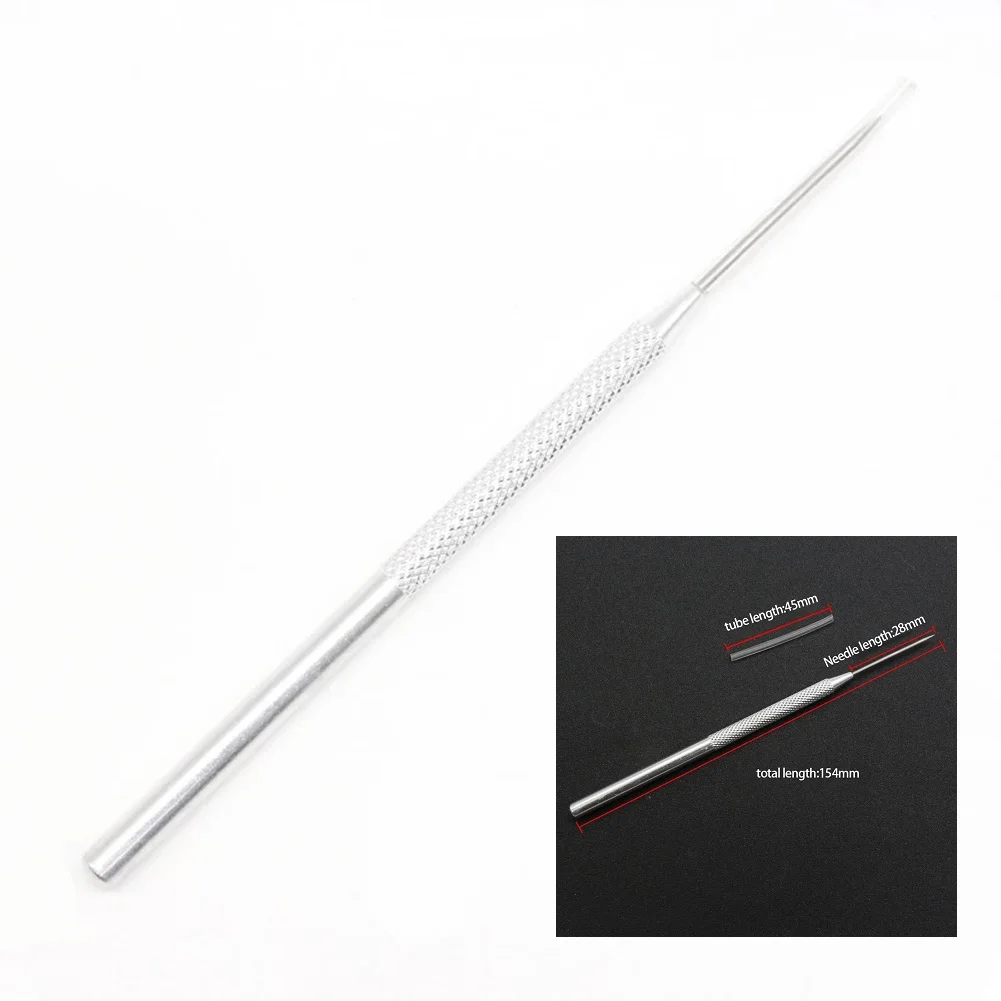 

Stainless Steel Feather Wire Texture & Pro Needle Pottery Clay Tools Soft Clay Aluminium Bar Needle Puncher Hole Sculpture Tool