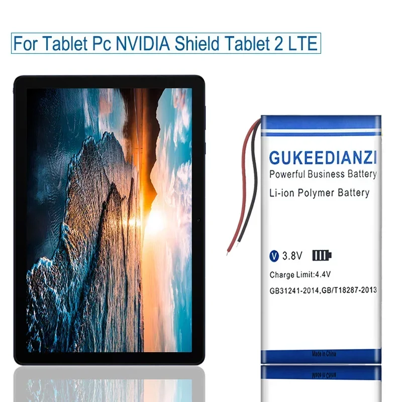 3575151 Сменные аккумуляторы большой емкости 5600 мАч для NVIDIA Shield Tablet 23 LTE Nvidiashield K1