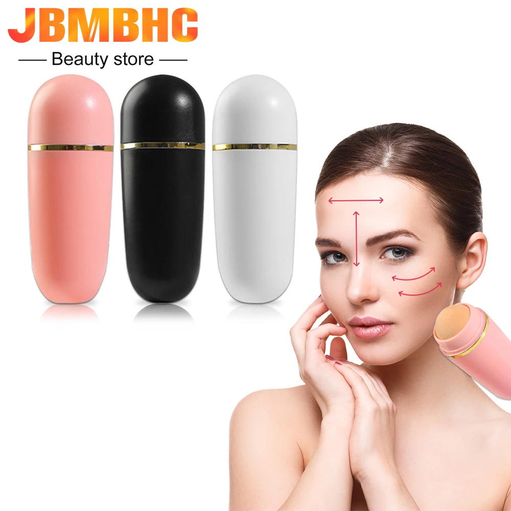 

Facial Pores Cleaning Oil Roller Face Oil Absorbing Roller Natural Volcanic Stone Massage Body Stick Makeup Face Skin Care Tool
