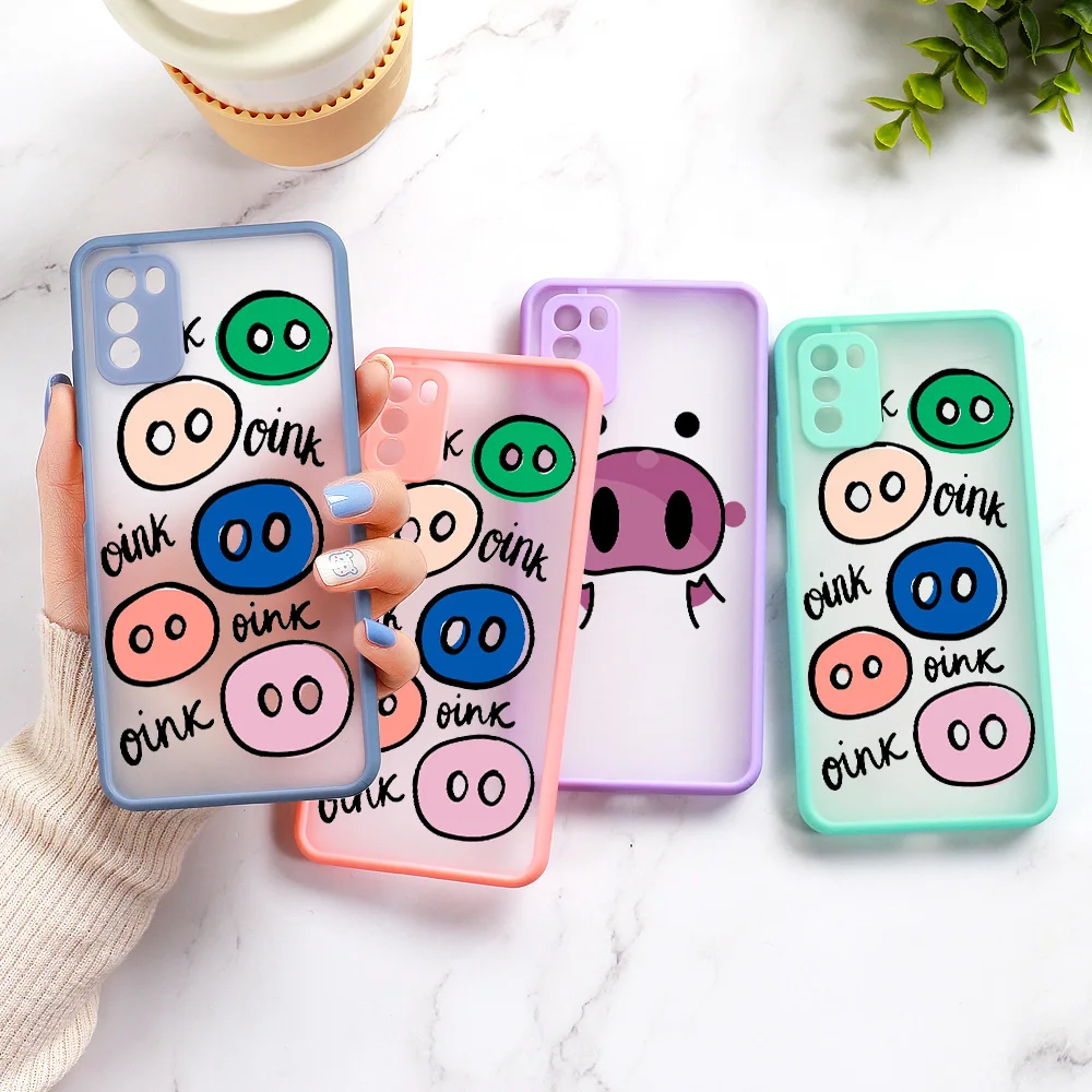 

Poco X3 Pro Case For Xiaomi Poco F3 M3 X3 NFC Case Funda Redmi Note 10 Pro 9 8 7 10S 9S 9A 9C 9T Mi 11T 11 Lite Matte Pig Covers