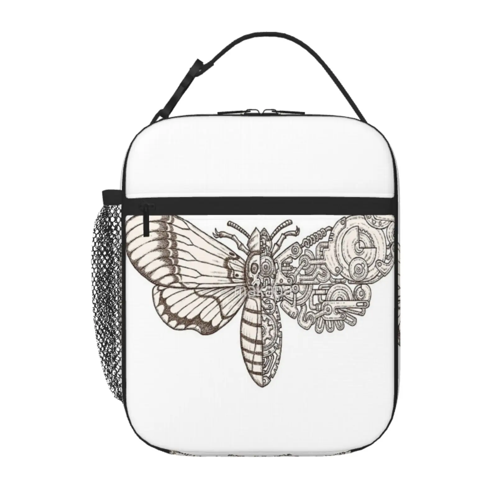 

Death Head Moth Scifi Lunch Tote Lunch Bags For Women Lunch Boxes Kawaii Bag