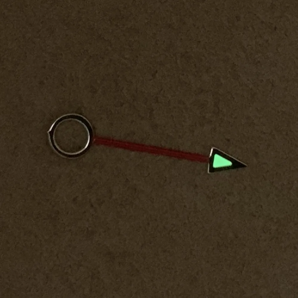 Modified Watch Hands Semi-skeletonized Watch Handsalarm Hands 4-hands Green Luminescent Watch Hands Fit NH34 NH35 NH36 Movements