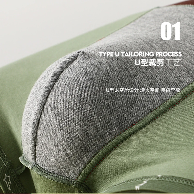 3Pcs Boxer Shorts Men's Underwear Sexy Panties Cotton Boxers Man Underpants Male Shorts Homme U Convex Lingerie Free Shipping