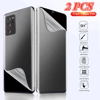 2 pcs for samsung galaxy s22 screen protector hydraulic front film carbon fiber back membrane for samsung s22 pluss22 ultra