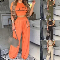 women tracksuits summer o neck short sleeve outfit printed sportswear wide leg pants streetwear set %d1%81%d0%bf%d0%be%d1%80%d1%82%d0%b8%d0%b2%d0%bd%d1%8b%d0%b9 %d0%ba%d0%be%d1%81%d1%82%d1%8e%d0%bc %d0%b6%d0%b5%d0%bd%d1%81%d0%ba