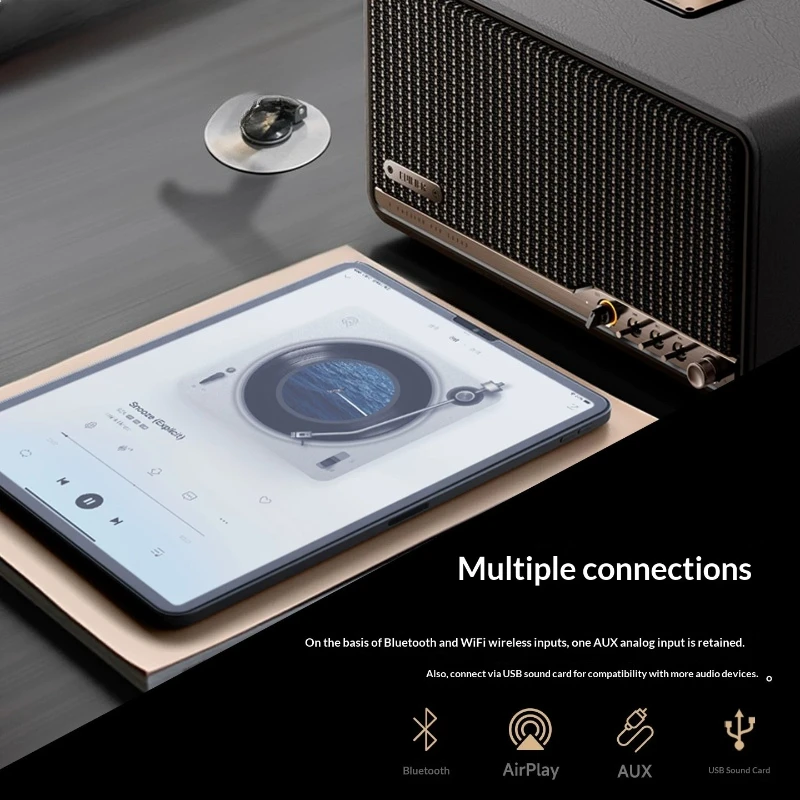 Фото Новая лимитированная серия Edifier S300 к 30-летию: беспроводная Bluetooth-колонка с Bluetooth 5.4, HI-FI, высококачественная настольная акустика, подарок. №5