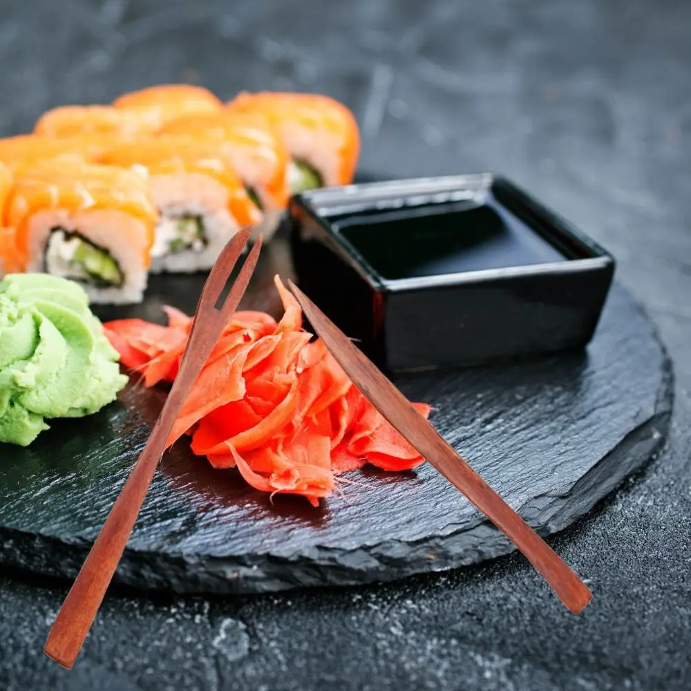 

Wooden Tableware Moon Cake Knife and Fork Tool Pastry Dessert Fruit Knife and Fork Set Moon Cake Cutlery