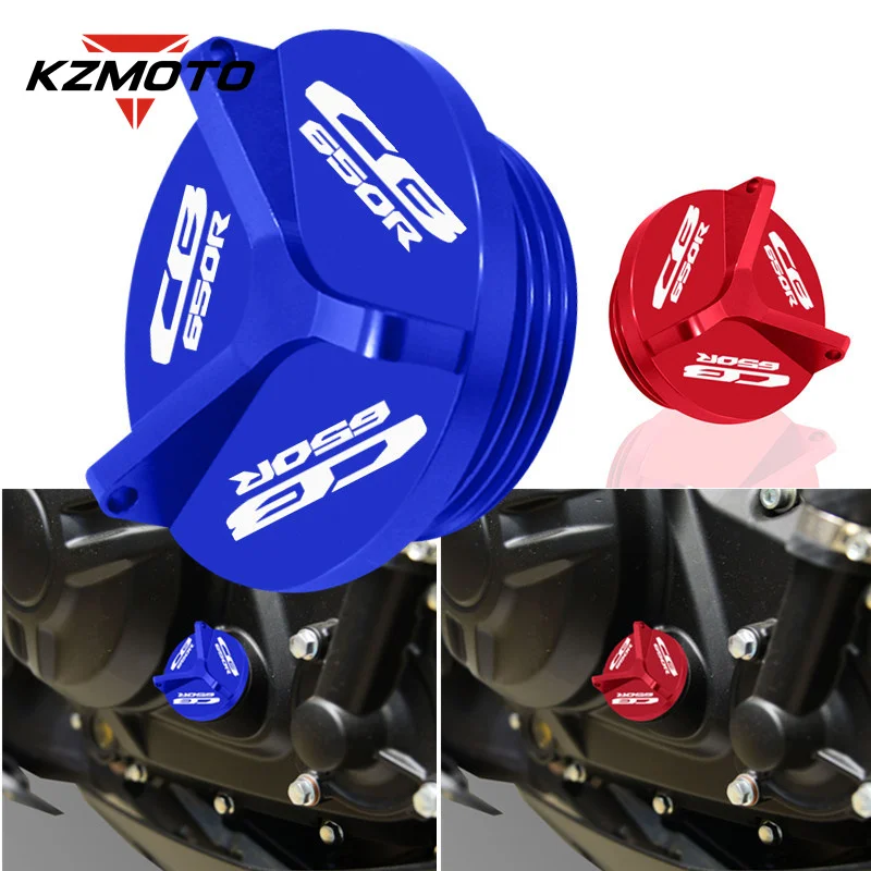 

NEW For Honda CB650F CB650R CB 650F 650R High Quality Motorcycle CNC Engine Oil Filter Cup Plug Cover Screws Accessories