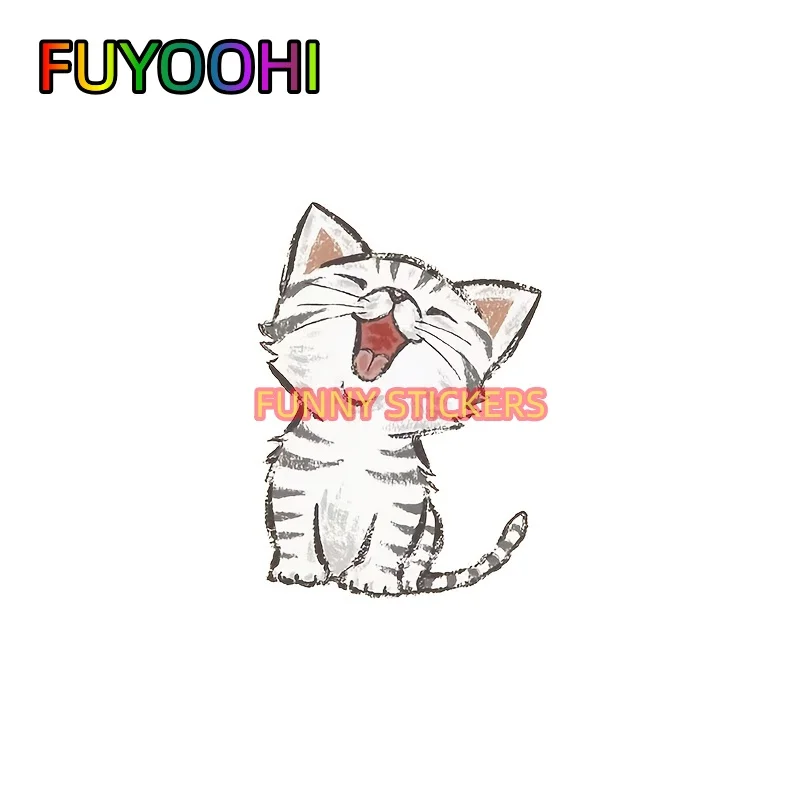 

FUYOOHI Cute Cat Decals: Add Some Feline Flair To Your Car With These Kitten Scratches Cover Stickers!