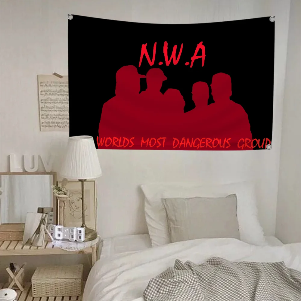 Двойное проникновение N.W.A пират домашний сад идол флаг основа для автомобиля