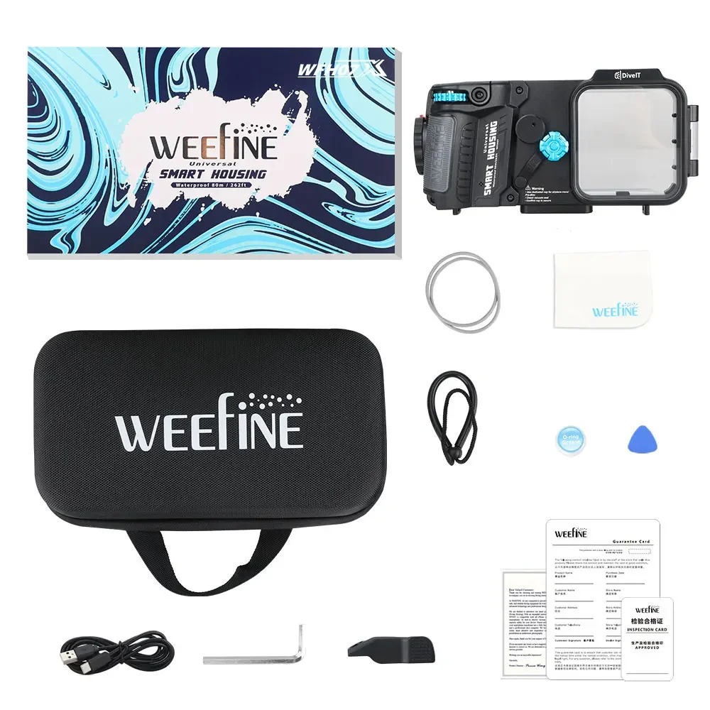 Универсальный водонепроницаемый чехол WEEFINE WFH07X для смартфонов (iPhone и Android) для подводной съемки и дайвинга (art.: 3920d4fd3fa1c) - 3920d4fd3fa1c