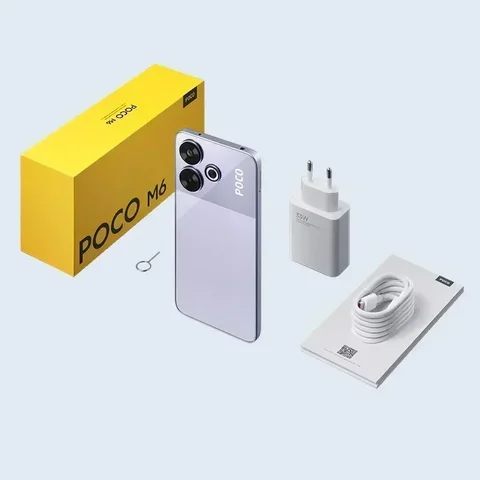 Смартфон POCO M6, глобальная версия, Helio G91 Ultra, 108 МП, основная камера Pro-Grade, 33 Вт, быстрая зарядка, аккумулятор 5030 мАч
