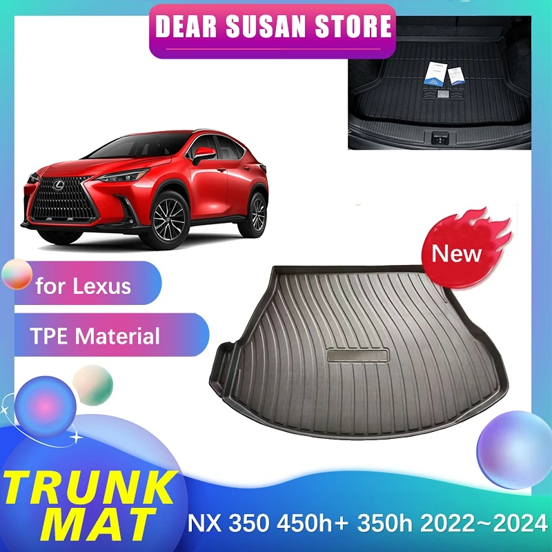 

Rear Trunk Mat for Lexus NX 350 450h+ 400h+ 350h F Sport Hybrid 2022 2023 2024 Rug Waterproof Pad Space Decoration Accessories