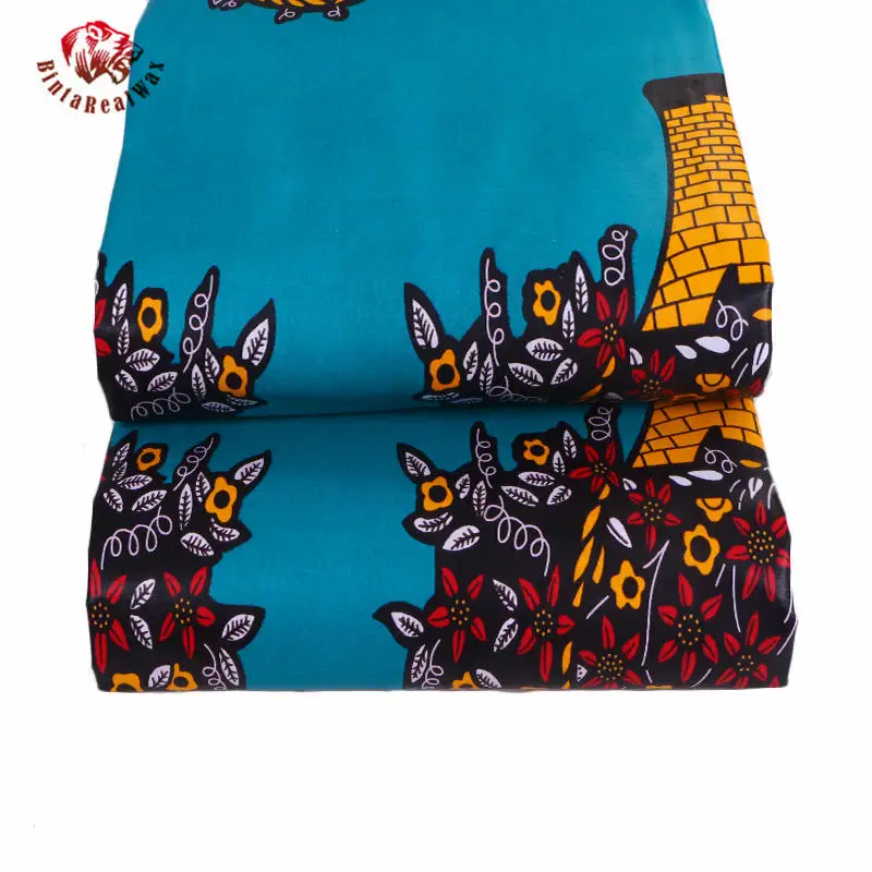2022 Hot Selling Africa Cotton Fabric Bazin Riche African Wax Clothing Ankara for Wedding Dress 24FS1100 | Дом и сад