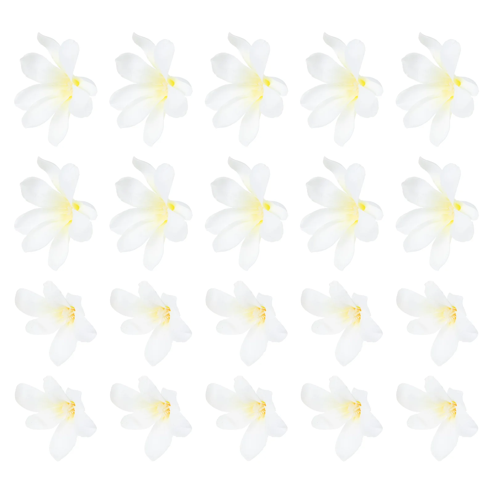 

20Pcs Craft Flower Sewing Flowers Flowers Faux Orchid Flowers Fabric Flowers Scrapbooking Flowers