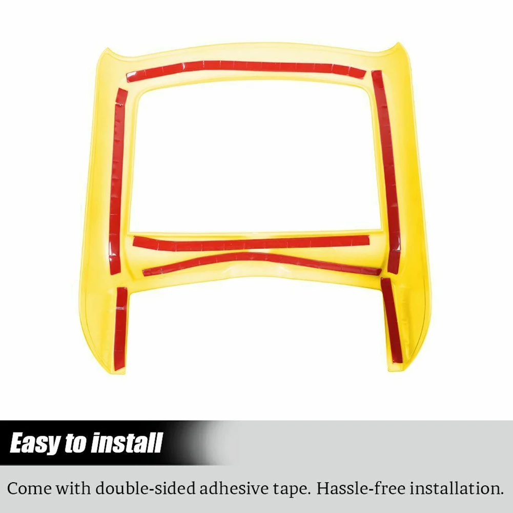 

Central Gear Shift Water Cup Holder Frame For Dodge Charger 2011+ Yellow Car Accessories Interior Decoration Parts