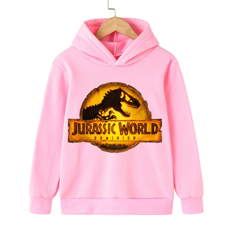 

Baby Jurassic World Dominion Sweatshirt Kid's Clothes Toddler Fashion Print Tops Children's O Neck Pullover Outwear Boys Clothes