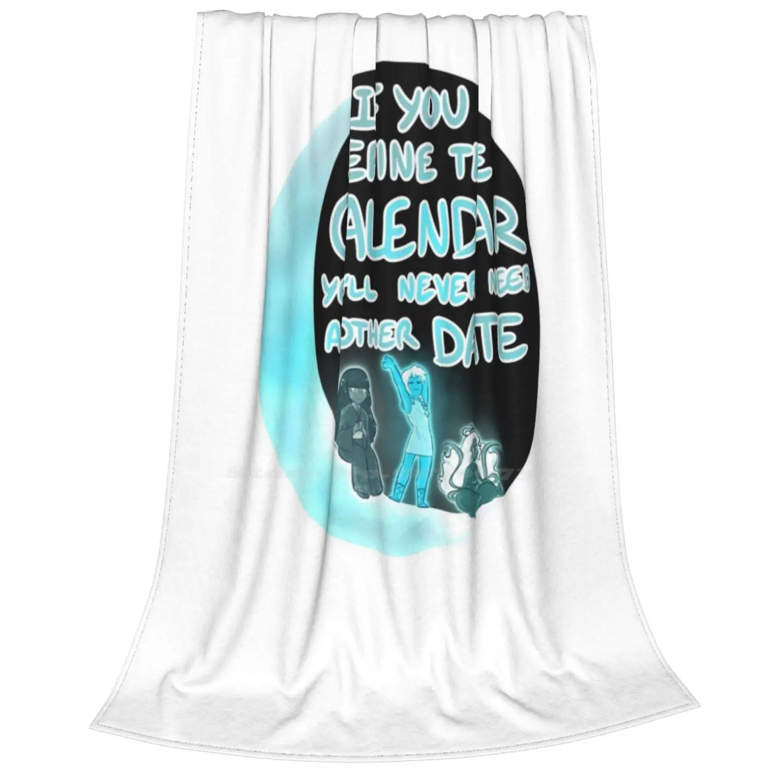 Мягкое теплое одеяло с изображением Богини Луны Artemis Kaguya меняющее чрезмерное