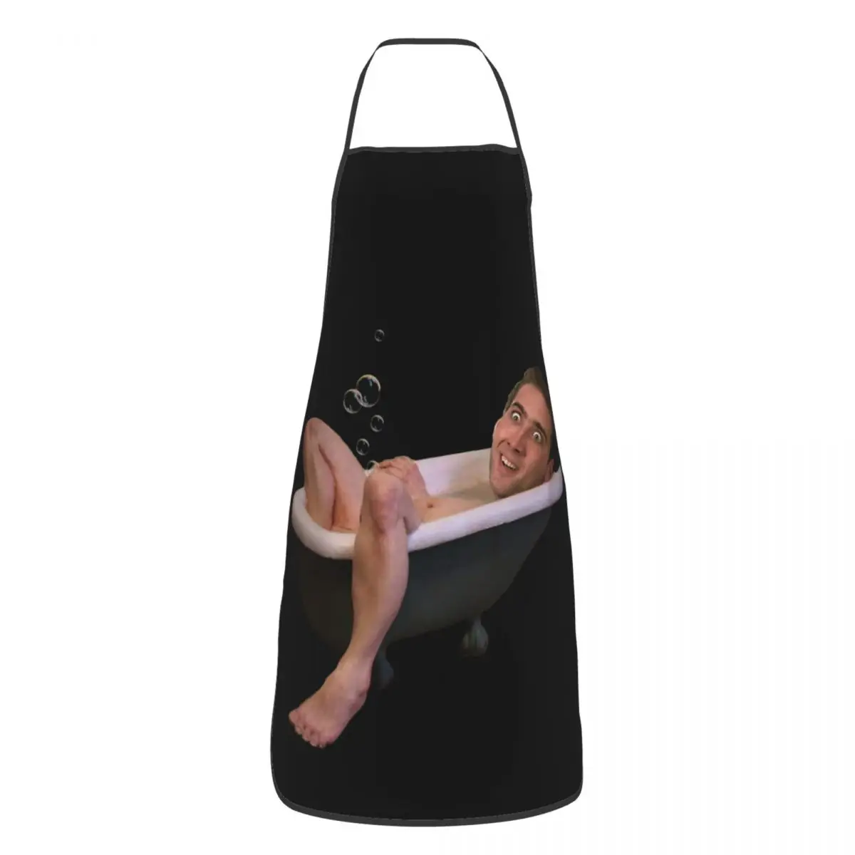 

Николая клетка для ванной, искусственная для женщин, мужчин, для взрослых, унисекс, кухонный нагрудник шеф-повара, фартук, кухня, готовка, вып...