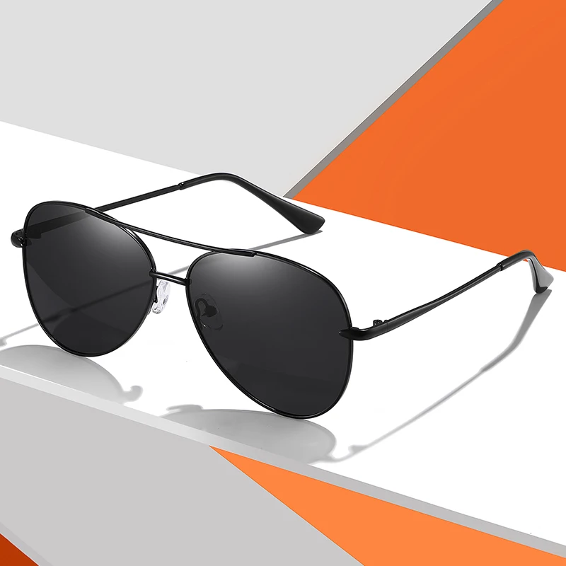 

2022 New Sunglasses Fashion Metal Retro Men's Toad Mirror Driving Polarized Sunshade Eye Protection Brand ZUIDID Glasses