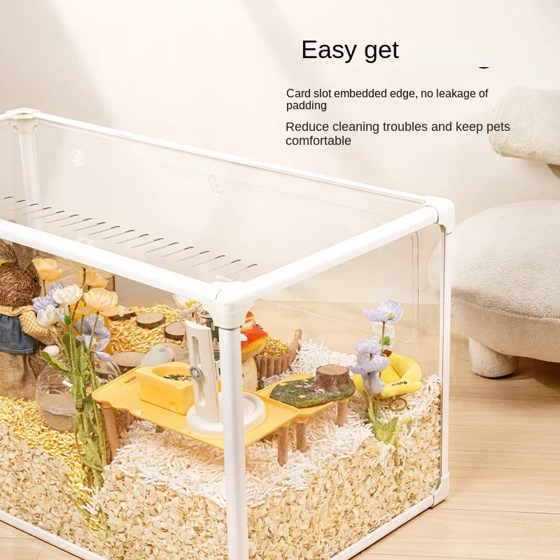 Клетка для хомяка акриловая клетка сыра пейзажная вилла дешевая большая