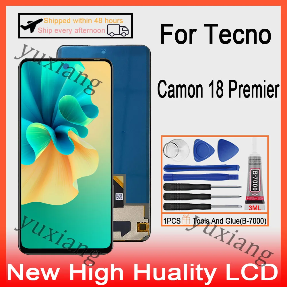 

6.7" Original LCD For Tecno Camon 18 Premier CH9 CH9n LCD Display Touch Screen Digitizer Replacement