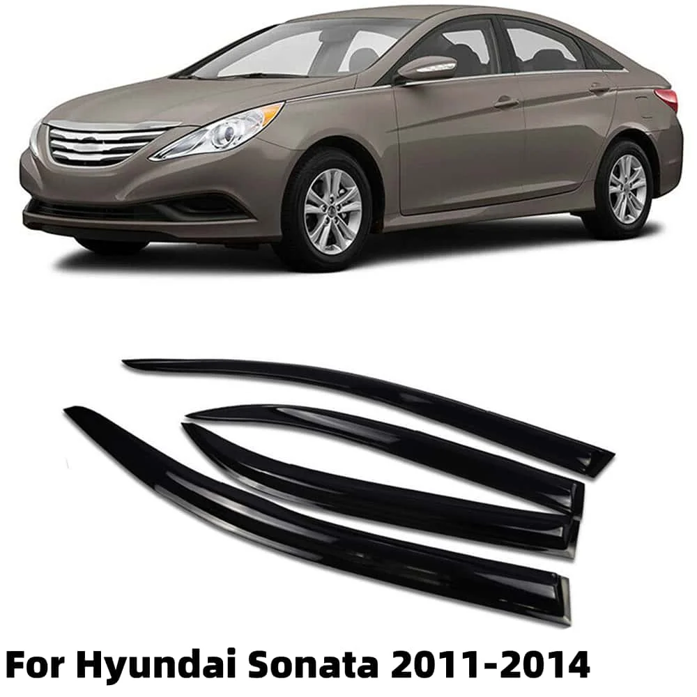 Для Hyundai Sonata 2011-2014 автомобильные аксессуары оконные козырьки дождь