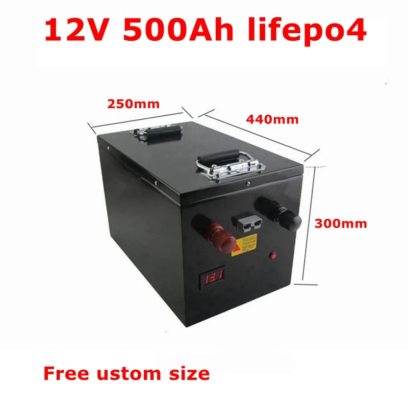 

BLN 12.8V 12V 500AH Lifepo4 batteria ciclo profondo per 3000W AGV golf cart EV accumulo solare backup power boat inverter + ca