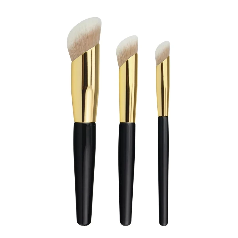 3PCS High Quality Face Foundation Eye Concealer Buffing Makeup Tool Foundation Brush BB Cream Liquid Foundation Concealer Brush images - 6