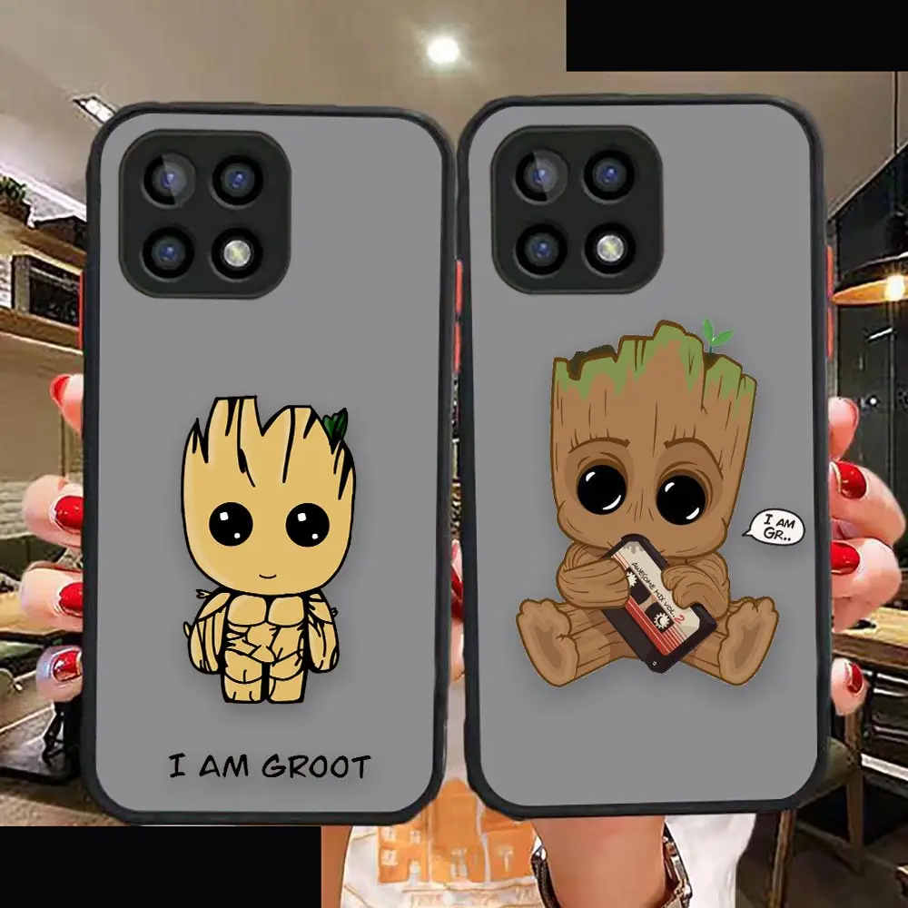 

Shockproof Funda Case For OPPO A15 A16 A76 ACE2 FINDX3 R15 A54 A55 Coque A73 A74 A92 A93 A94 PRO Case Para Marvel I Am Groot