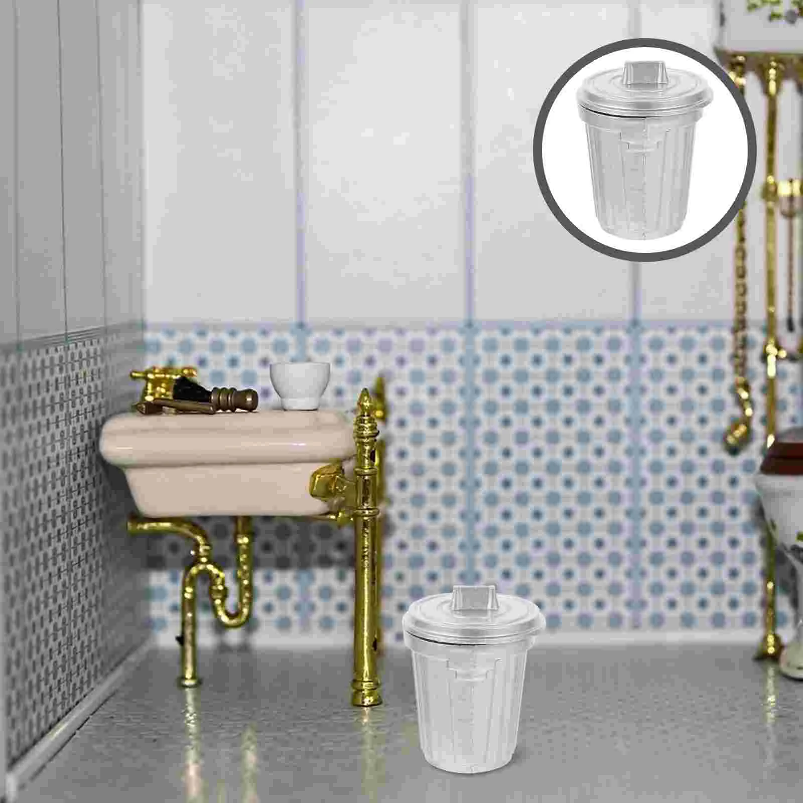 Мусорный бак для дома мусорное ведро крошечные феи аксессуары игрового домика